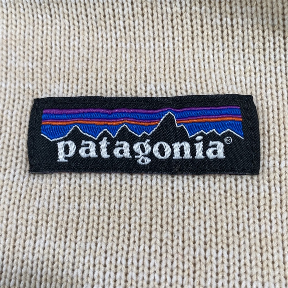 Patagonia‎ Women's 1/4 Quarter Zip Better Sweater Pullover in Oyster White Small - Picture 8 of 11